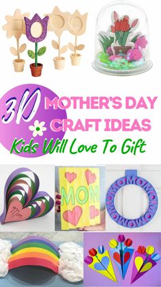 mothers day crafts for kids will love to gift