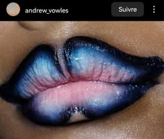 Avant Garde Lip Makeup, White Base Makeup Goth, Editorial Lip Makeup, Cool Lip Makeup, Insane Makeup Looks, Creative Lip Makeup, Lips Makeup Ideas, High Fashion Makeup Looks, Weird Makeup Ideas