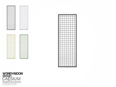 four different types of metal grids on a white background with the words wondermoon