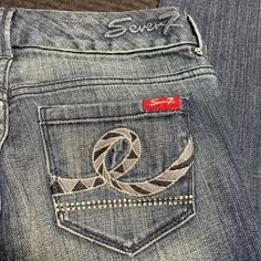 98% Cotton 2% Spandex About 30” Inseam Jean Pocket Designs, Pocket Designs, Casual Country Outfits, 2024 Ideas, Western Wear Outfits, Premium Denim Jeans, Seven7 Jeans, Clothing Pieces, Jean Pockets