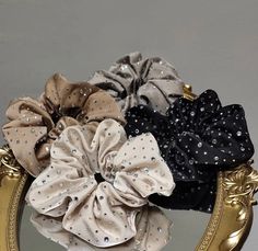 Solid color shiny rhinestone scrunchies , great for everyday use , soft , comfortable , gentle on the hair. MESSAGE ME FOR BUNDLE DEAL. Color: Black, Ivory, Camel, gray. Material: Polyester , Elastic. Autumn Hair Accessories, First Communion Veils, Purple Headbands, Hair Accessories Bridal, Headband Wrap, Satin Scrunchies, Hair Rubber Bands, Falls Church, Braided Headband