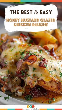 the best and easy honey mustard glazed chicken delight