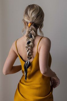 Quick and Easy Scarf Braid Styles for Beginners Back To School Hairstyles For Teens, Alex Gaboury, Braided Scarf, Everyday Hair, Medium Long Hair, Back To School Hairstyles, Hair Scarf, Everyday Hairstyles, Hairstyles For School