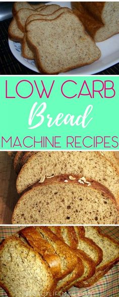 low carb bread machine recipes