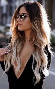 Bleached Hair Men, Hair Colors For Brunettes, Colors For Brunettes, Brunette Ombre, Latest Hair Color, Brunette Balayage, Brunette Color, Frontal Hairstyles, Ombré Hair