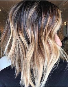 Blonde Ombre Short Hair, Brown To Blonde Ombre, Blond Ombre, Brown Ombre Hair, Ombre Hair Blonde, Brunette Balayage, Balayage Blonde, Hair Balayage