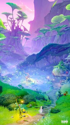 the video game's environment is shown in this image