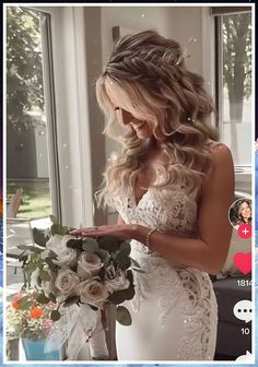 Wedding Hair Down - No clue where to start searching for the right solution for your needs? Explore no further, check out for everything you need here. Bride Hair Down, Bridal Hair Down, Bridal Hair Veil, Boho Wedding Hair