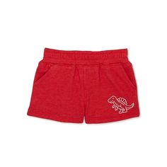 Cute and comfortable, that's the name of the game when getting baby boy ready for the day so start with Garanimals' Pull-On Shorts. Crafted in super-soft French terry cloth, these fun shorts feature an elastic waistband for pull-on ease, a cool graphic in front and a relaxed fit. Make it an outfit with his favorite Garanimals' bodysuit or tee (sold separately) and kick off the day in grand style. Only at Walmart. Size: 18 Months.  Color: Red.  Gender: male.  Age Group: infant. Casual Cotton Diaper Cover With Elastic Waistband, Red Bottoms With Elastic Waistband For Playwear, Casual Short Diaper Cover For Playtime, Casual Diaper Cover With Elastic Waistband For Playtime, Casual Short Diaper Cover With Elastic Waistband, Casual Cotton Diaper Cover For Playtime, Casual Cotton Short Diaper Cover, Casual Short Cotton Diaper Cover, Casual Letter Print Playwear Shorts