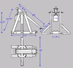 a drawing of a wooden table with measurements for the top and bottom section, including two legs