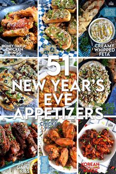 new year's eve appetizers featured in the korean cuisine magazine, 511 new years eve appetizers