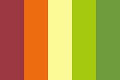 an orange and green striped background