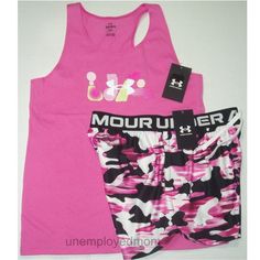 This Is For 2 Items Youth Girls Under Armour Graphic Tank & Shorts Brand New With Tags Size: Ylg (Per Ua 14/16) Pink Tank Has "Ua" On Front & Back Loose Fit Sleeveless 60% Cotton 40% Polyester Play Up Printed Shorts Pink, White, Black Loose Fit Elastic Waist With External Drawcord 100% Polyester Kw Nwt Youth L Lg Large Kids Children Pre Teen Tee Shirt Cheer Activewear Workout Casual Pink Activewear With Graphic Print, Under Armour Pink Activewear For Gym, Pink Short Top For Playwear, Short Pink Tops For Playwear, Pink Cotton Activewear For Workout, Pink Cotton Workout Activewear, Short Pink Sports Top, Pink Short Tops For Sports, Pink Short Athleisure Top