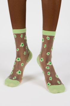 Light green mixed flower sheer socks Casual Floral Print Socks For Spring, Trendy Green Socks For Spring, Trendy Fitted Green Socks, Fitted Sheer Summer Socks, Sheer Socks, Buy Now Pay Later, Light Green, Buy Now, Socks