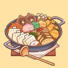 a bowl filled with lots of different types of food