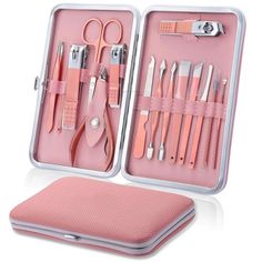 Home Pink, روتين العناية بالبشرة, Trim Nails, Girly Accessories, Manicure Set, Manicure Y Pedicure, Grooming Kit