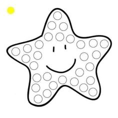 a starfish with a smiley face drawn on it