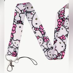 Authorized Cute Lanyard For Key Neck Strap Lanyards Id Badge Holder Keychain Key Holder Hang Rope Keyrings Accessories Hello Kitty Lanyard, Sanrio Lanyard, Cute Lanyards For Keys, Cute Lanyard, Cute Lanyards, Kitty Accessories, Hello Kitty Accessories, Hello Kitty Pink, Key Lanyard