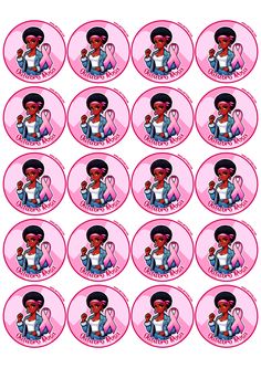 the stickers have black women in aprons on them