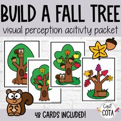 the fall tree visual recognition activity packet