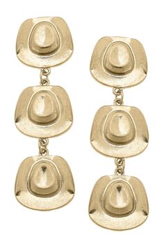 Saddle up for style with these Dutton Cowboy Hat Earrings! These statement accessories are the perfect addition to any country-inspired outfit. Made from high-quality materials, they are durable and fashionable. Giddy up and show off your unique personality with these quirky earrings! Cowboy Hat Earrings, Quirky Earrings, Statement Accessories, Cowboy Hat, Show Off, Cowboy Hats, Saddle, Cowboy, Hats