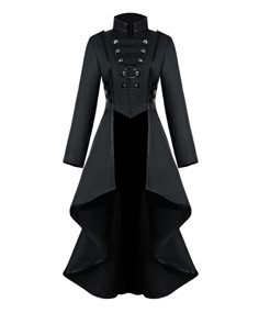 PRICES MAY VARY. Material: Polyester.Women's fashion female gothic tailcoat is all-match occasions, It is made of high quality materials,durable enought for your winter daily wearing. Stylish and fashion design make you more attractive. Great Birthday Present or Fancy Dress Outfit: Steampunk costume can be widely used in any dress-up occasion,such as Christmas,Halloween,brithday party or fancy dress party,makes you the center of the people as a Party King. Features: Womens Steampunk Lace Up Hood Corset Halloween Costumes, Steampunk Coat, Plus Size Gothic, Steampunk Jacket, Gothic Jackets, Style Steampunk, Fancy Dress Up, Frock Coat, Gothic Steampunk