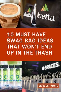 the top ten must have swag bags that won't end up in the trash