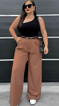 Curvy Retro Fashion, Business Casual Outfits For Women Summer Plus Size Work Clothes, Curvy Classy Outfits, Plus Size Hourglass Outfits, Outfit Ideas Mid Size, Cute Formal Outfits, Outfit Gorditas, Plus Size Classy, Outfit Ideas For School