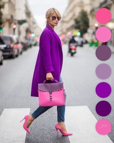 Office Suits, Colour Combinations Fashion, Color Combos Outfit, Trendy Outfit Ideas, Color Blocking Outfits, Coat Street Style, Color Combinations For Clothes, Color Trends Fashion, Statement Coat