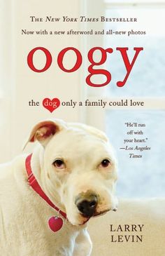 a book cover with a dog on it's front and the title oooy