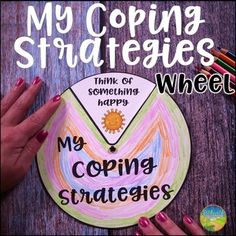 Coping Strategies Wheel by Pathway 2 Success | Teachers Pay Teachers Kids Coping Skills, Coping Skills Activities, Teaching Mindfulness, Emotions Wheel, Emotions Activities, Learning Skills, Social Emotional Skills, Emotional Skills, Skills Activities