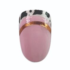 Cow Print Cuff Nail Art Tutorial - Nail Design - NAILS Magazine Line Nail Art, Butterfly Nail Art, Pink Polish, Holiday Glam, Nail Art Brushes, Butterfly Nail