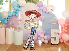 Jesse Birthday Party, Toy Story Decor, Toy Story Decorations, Toy Story Party Decorations, Decoration Theme, Jessie Toy Story, Party Stand, Theme Birthday Party, Toy Story Birthday