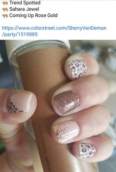 Colorstreet Combos, Rusty Nails, Nail Combos, Sweet Nails, Nail Color Combos, Rose Gold Accents