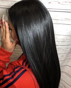 Straight Hair Black Women, Healthy Black Hair, Pressed Natural Hair, Silk Press Natural Hair, Hair Black Women, Long Curly Wig, Ethnic Hairstyles, Short Sassy Hair, Protective Hairstyles Braids