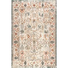 Nuloom Lenore Floral & Paisley 10x14 Area Rug for Living Room Bedroom Dining Room Kitchen, Beige/Multicolor Cottage Core Bedroom Rug, Rug For Brown Leather Couch, Warm Rugs Living Room, French Country Rugs Living Room, Rug Inspo Living Room, Big Rugs Living Room, Living Room Area Rug Ideas, Area Rugs In Living Room, Area Rugs Dining Room