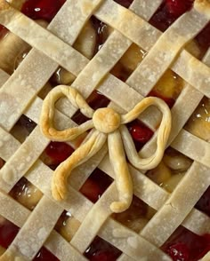 a piece of pie that has been cut into pieces and is sitting on top of it