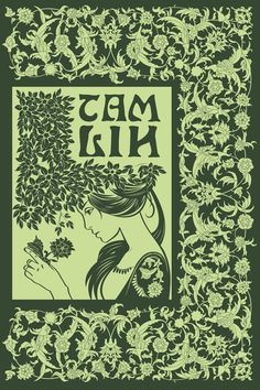 a book cover with an image of a woman and flowers