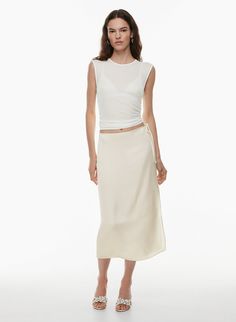 ELIXIR SATIN SKIRT