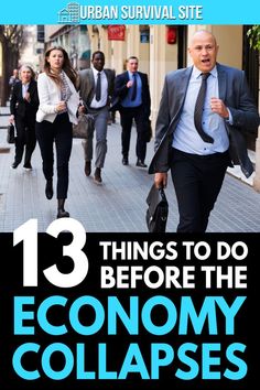 the cover of 13 things to do before the economy collapse