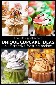 unique cupcake ideas plus creative frosting recipes