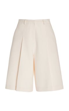 Shop the Pink Exclusive Pleated Suit Shorts by The Frankie Shop and more new designer fashion on Moda Operandi. Sara Foster, Suit Shorts, Instagram Famous, Frankie Shop, Suiting Fabric, Favorite Daughter, Wool Trousers, Modern Wardrobe, Empowering Women