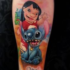 Disney Stitch Tattoo, Lilo And Stitch Tattoo, Ohana Tattoo, Cute Owl Tattoo, Lilo And Stitch Merchandise, Stitch Tattoo, Paw Tattoo, Cartoon Character Tattoos, Cloud Tattoo