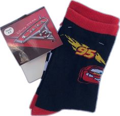 Lightning Mcqueen Gift Ideas, Lightning Mcqueen Gifts, Lightning Mcqueen Racing, Car Costume, Cars 3 Lightning Mcqueen, Flash Mcqueen, Cars Lightning Mcqueen, Red Socks, Cars 3