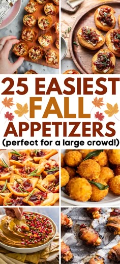 Easy Fall Appetizers – Prepare for your fall parties with these 25 easy make-ahead fall appetizers! From savory bites to cute and fun fall finger foods, these recipes are perfect for autumn gatherings. Fall snacks, Thanksgiving appetizers, easy fall snacks, easy fall appetizers, party fall appetizers, fall appetizers recipes, party easy fall appetizers, fall appetizers ideas, fall appetizers for party autumn, fall appetizers a crowd. Chilled Appetizers For Party, Fall Festive Food, Things To Bring To A Party, Fall Potluck Ideas Appetizers, Food That Can Sit Out Party, Fall Brunch Appetizers, Fall Feast Ideas, Easy And Delicious Appetizers, Figure Foods Parties Appetizers