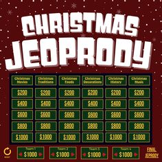 the christmas jellopopy game board