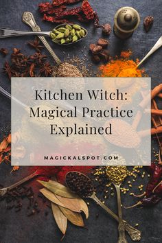 Unlock the secrets of a Kitchen Witch's magical practices with our illuminating article, "Kitchen Witch: Magical Practice Explained"! 🌿🧙‍♀️ Dive deep into enchanting culinary arts, learning to infuse everyday cooking with a sprinkle of magic and a dash of spiritual connection. Elevate your culinary creations by weaving in ancient wisdom and magical intent. Perfect for those curious about intertwining the mystical and the mundane in the heart of the home – the kitchen! 🔮🍲 #KitchenWitch Kitchen Witch Spells For Beginners, Kitchen Witch Books, Kitchen Witchcraft For Beginners, Kitchen Witch Herbs, Kitchen Witch Altar, Article Kitchen, Witchy Kitchen Aesthetic, Kitchen Witch Aesthetic, Witchcraft Kitchen