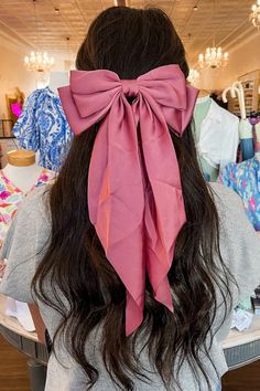 Add a trendy touch to your hair game with this double hair bow made of satin. Elevate any outfit with its elegant and versatile style. Trending now in the world of hair accessories! Bow Headband Hairstyles, Making Hair Bows, Hair Game, Crazy Hair, How To Make Bows, Bow Headband, Versatile Style, Trending Now, Hair Bow