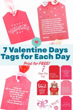 Get ready to celebrate the 7 Days of Valentine with these fun and thoughtful ideas! Starting on February 7th with Rose Day, each day leading up to Valentine's Day has its special significance. Make it extra special with free printable tags for each day to spread love and joy. Surprise your loved one with a unique gift or gesture on Proposal Day, Chocolate Day, Bear Day, Promise Day, Hug Day, Kiss Day, and of course Valentine's Day on February 14th.