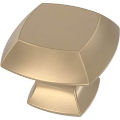 an image of a gold knob on a white background